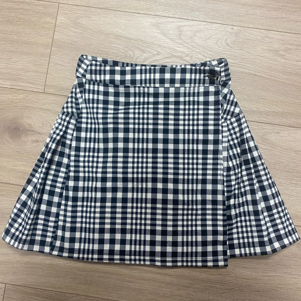 Urban Outfitters Plaid Holiday Mini Skirt